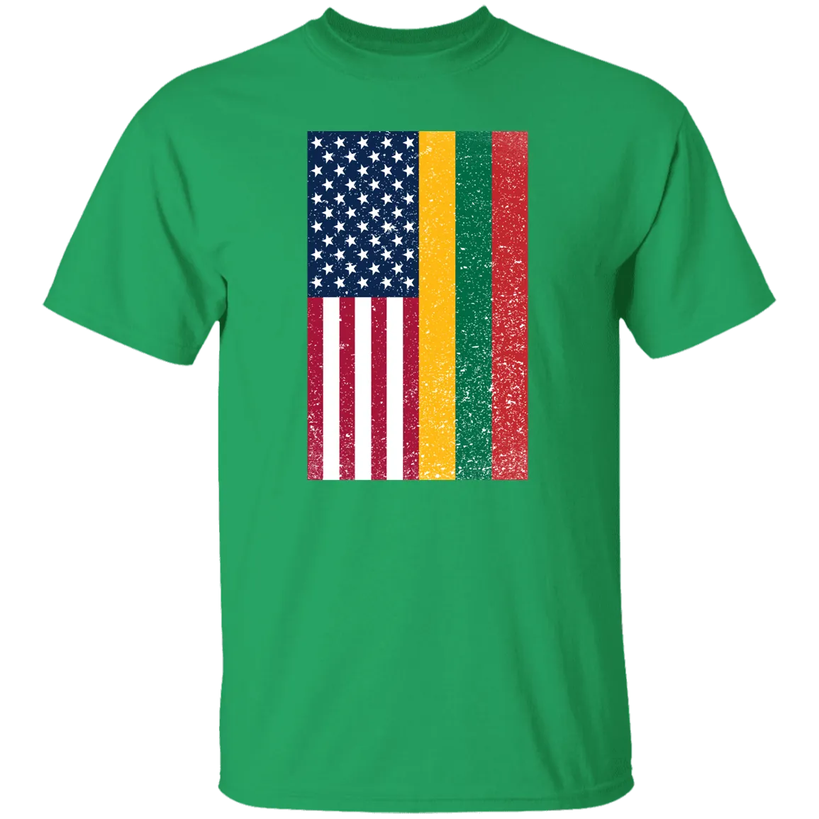USA Lithuania Flag - Men's Classic Short Sleeve T-Shirt