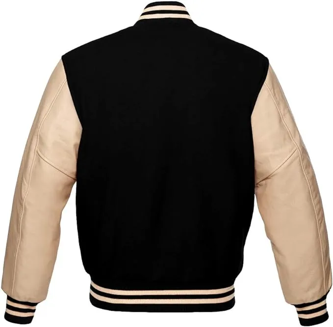 Varsity Lettermen Baseball Bomber Jacket Multicolor Wool & Cream Leather Best Premium Quality Basketball Jackets