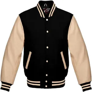 Varsity Lettermen Baseball Bomber Jacket Multicolor Wool & Cream Leather Best Premium Quality Basketball Jackets