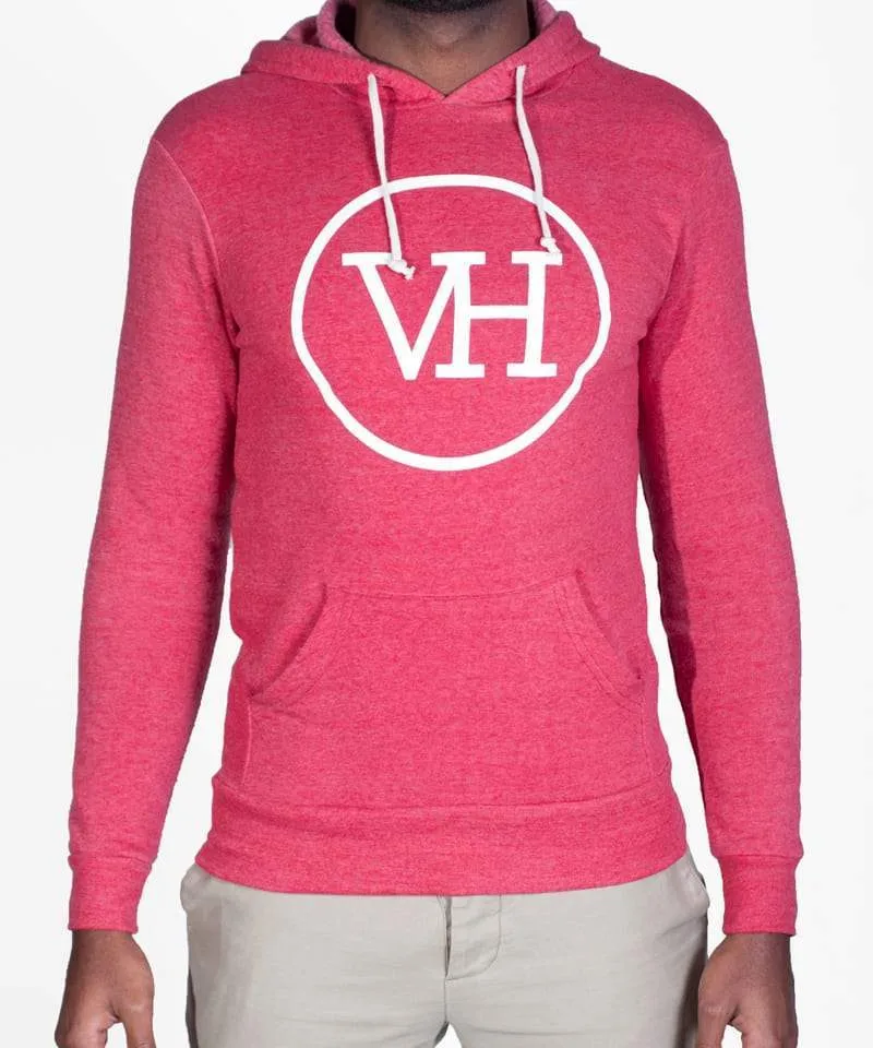 VH Logo Heather Red Hoodie