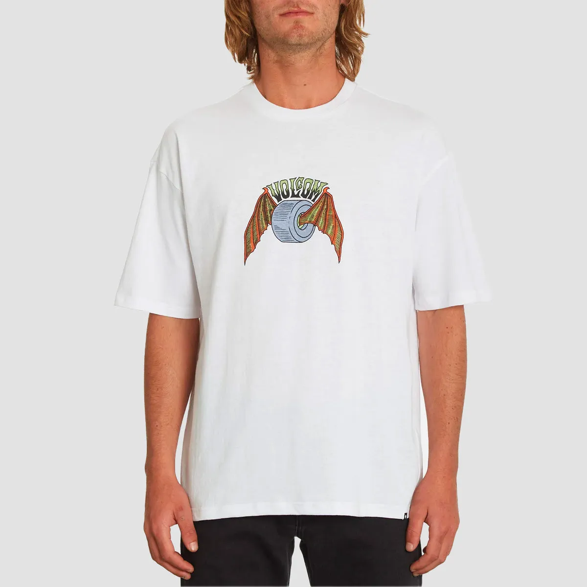 Volcom Hell Wheel LSE T-Shirt White