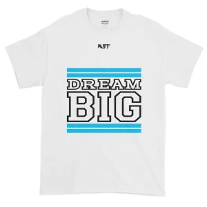 White Carolina Blue and Black Short-Sleeve T-Shirt