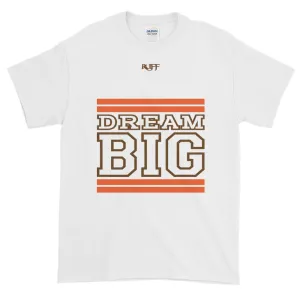 White Orange and Brown Short-Sleeve T-Shirt