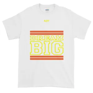 White Orange and Yellow Short-Sleeve T-Shirt