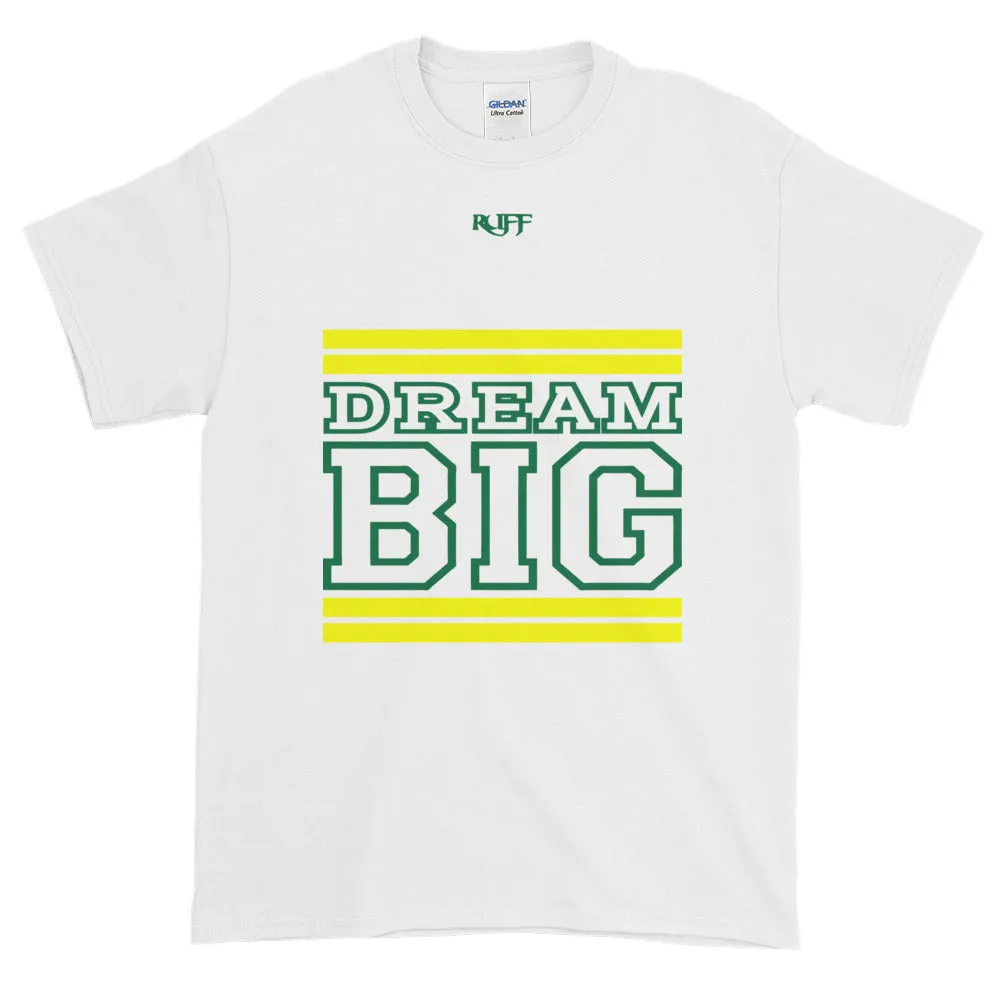 White Yellow and Green Short-Sleeve T-Shirt