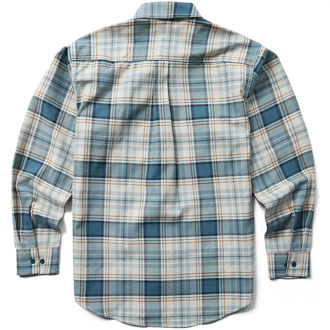 Wolverine Men's Flame Resistant  Plaid Long Sleeve Twill Shirt - Bering - W1203980-413