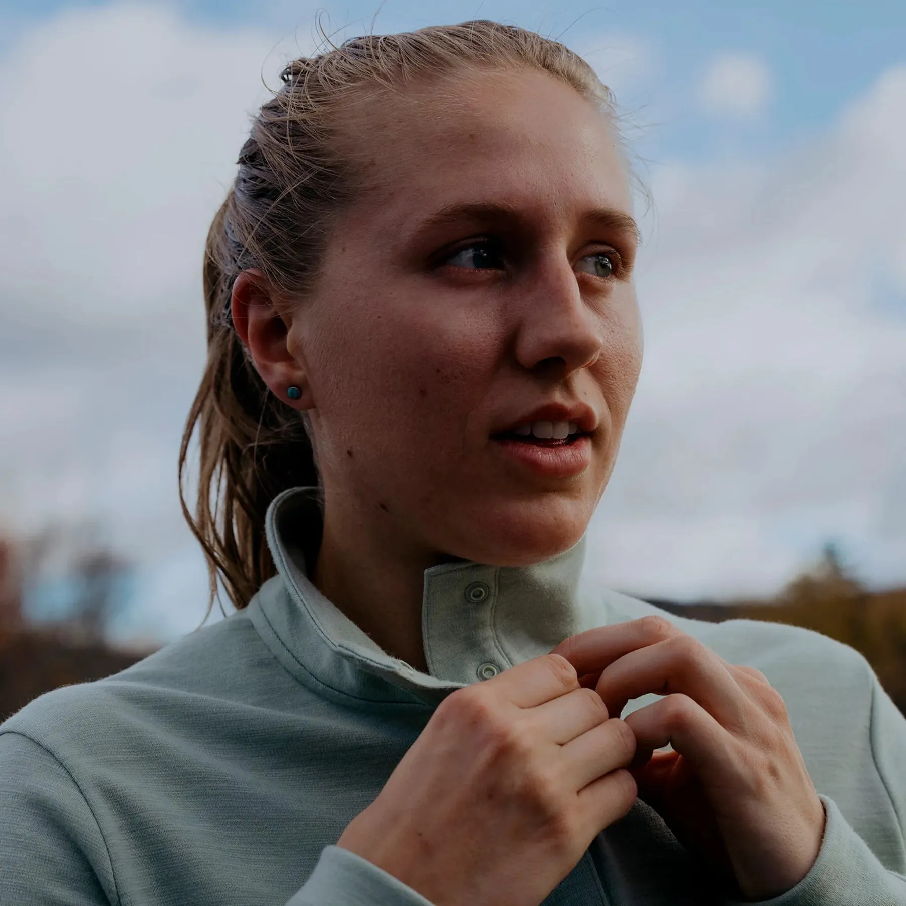 Women's Downeaster Snapneck - Ivory