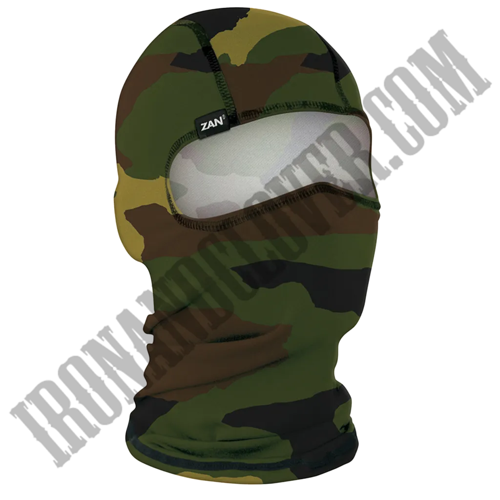 Woodland Camo Polyester Balaclava
