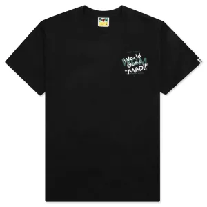 Woodland Camo Wgm Ape Head Tee - Black